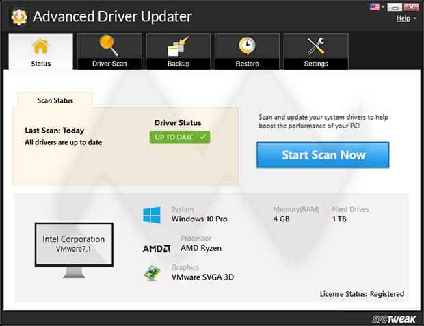 SysTweak Advanced Driver Updater