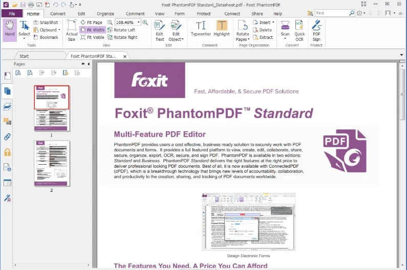 Foxit PhantomPDF 12.0.2 Crack is very good to use. It is easy to set up and requires fewer resources. Once it's up and running,